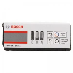 Наб торц ключей 3шт.,1/2",85мм BOSCH 2608551102