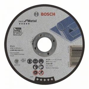 Отрез круг Best по метл 125x1,5, прям BOSCH 2608603518