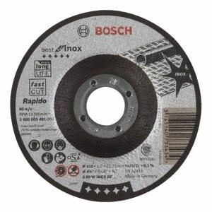 Отрез круг Best по нерж 115x1,0, вогн BOSCH 2608603491