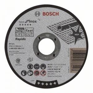 Отрез круг Best по нерж 115x1,0, прям BOSCH 2608603490