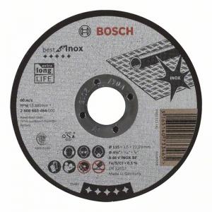 Отрез круг Best по нерж 115x1,5, прям BOSCH 2608603494