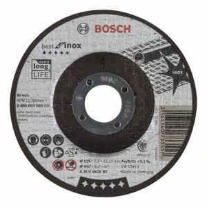 Отрез круг Best по нерж 115x2,5, вогн BOSCH 2608603503