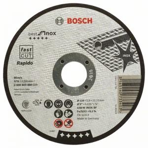 Отрез круг Best по нерж 125x0,8, прям BOSCH 2608603488