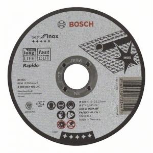 Отрез круг Best по нерж 125x1,0, прям BOSCH 2608603492