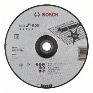 Отрез круг Best по нерж 230x2,5, вогн BOSCH 2608603509