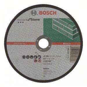 Отрез круг Standard по камн 180х3 прям BOSCH 2608603179