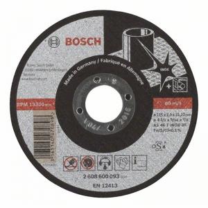 ОТРЕЗНОЙ КРУГ INOX 115Х2 мм BOSCH 2608600093