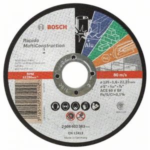 ОТРЕЗНОЙ КРУГ MULTICONSTRUCT. 125x1.6 мм BOSCH 2608602383