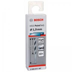 СПИРАЛЬНОЕ СВЕРЛО PointTeQ 1.9мм 10шт BOSCH 2608577187