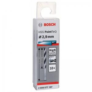 СПИРАЛЬНОЕ СВЕРЛО PointTeQ 2.9мм 10шт BOSCH 2608577197