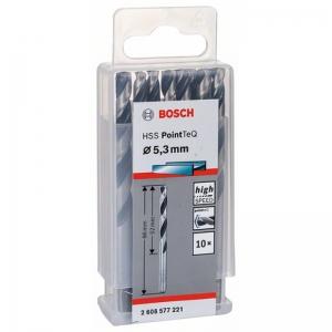 СПИРАЛЬНОЕ СВЕРЛО PointTeQ 5.3мм 10шт BOSCH 2608577221