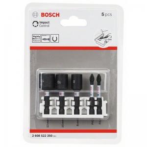 Торц.ключи 8-13мм, уд.биты 50мм,PH2,PZ2 BOSCH 2608522350