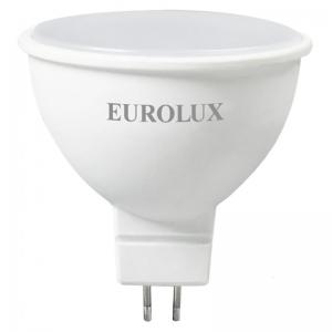 Лампа светодиодная LL-E-MR16-7W-230-4K-GU5.3 EUROLUX 76/2/24