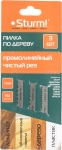 Пилки для лобзика T101BF, 3 шт, 3 - 30 мм, STURM, 5250111
