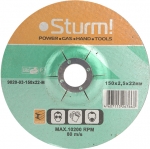 Отрезной диск по металлу, 150 мм, STURM, 9020-03-150x22-M