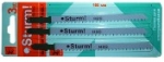 Пилки для лобзика (3 шт.), STURM, 9019-01-75x3-HCS-10