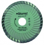 Алмазный диск Турбо wave 180 мм, STURM, 9020-04-180x22-TW