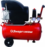 Масляный компрессор 1,6 кВт, 24 л, 8 бар, комплект аксессуаров, ЭНЕРГОМАШ, ВК-9316А