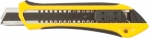 Нож технический 18 мм усиленный, черненое лезвие, FIT, 10271