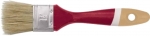Кисть флейцевая "Мастер", натуральная светлая щетина, деревянная ручка, 1,5", FIT, 00834
