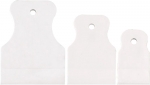 Набор резиновых шпателей, белые 40 - 60 - 80 мм, FIT, 06856