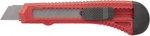 Нож технический, серия "Лайт", пластиковый корпус, 18 мм, FIT, 10166