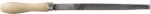 Напильник, деревянная ручка, трехгранный, 150 мм, FIT, 42501