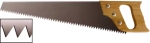 Ножовка по дереву с деревянной ручкой, большой зуб 500 мм, FIT, 40405