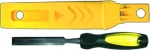 Стамеска Профи с прорезиненной ручкой, CRV лезвие, FIT