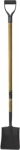 Лопата совковая прямоугольная, деревянная ручка, FIT, 77226