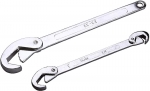 Ключи универсальные, прорезиненные ручки, 2 шт. (6 - 14 мм; 16 - 22 мм), FIT, 63783