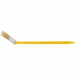 Кисть радиаторная, натуральная светлая щетина, желтая пластиковая ручка 1,5" FIT 1219