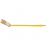 Кисть радиаторная, натуральная светлая щетина, желтая пластиковая ручка 2" FIT 1220
