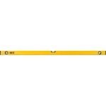 Уровень "Старт", 3 глазка, желтый корпус, фрезер. рабочая грань, магниты, шкала 1200 мм FIT 18135