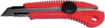 Нож технический 18 мм усиленный вращающимся прижимом классик, FIT, 10238