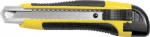 Нож технический 18 мм усиленный прорезиненный Профи стайл, FIT, 10258