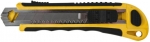 Нож технический 18 мм усиленный кассета 3 лезвия автозамена лезвия, FIT, 10261