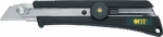 Нож технический 18 мм усиленный с вращающимся прижимом Профи, FIT, 10323