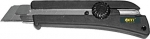 Нож технический 25 мм усиленный с вращающимся прижимом Профи люкс, FIT, 10325