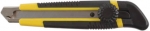 Нож технический 25 мм усиленный с вращающимся прижимом, FIT, 10326