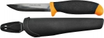 Нож строительный в ножнах нержавеющая сталь 100 мм, FIT, 10615