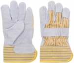 Перчатки рабочие кожаные (размер 10,5"), FIT, 12442