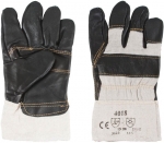 Перчатки рабочие кожаные, с мехом внутри (размер 10,5), FIT, 12445