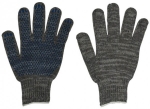 Перчатки вязанные (3 нити), х/б с ПВХ, размер 20, "Уголек-Стандарт", FIT, 12489