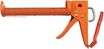 Пистолет для герметика 9" полукорпусной усиленный, зубчатый шток, FIT, 14230