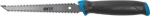 Ножовка для гипсокартона , каленый зуб , двухсторонняя , прорезиненная ручка , 150мм., FIT, 15378