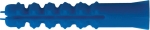 Дюбель распорный с шипами тип К синий 6 х 30 (фасовка 18 шт), FIT, 23842-2