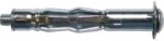 Анкер для тонких пласт. 3-18 мм, СИНИЙ, винт PZ 2, 65 мм, потайная головка, 25 шт, FIT, 25012