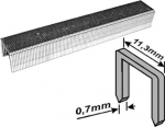 Скобы для степлера закаленные усиленные узкие (тип 53), 1000 шт., FIT