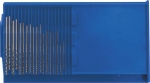 Сверла по металлу HSS полированные "микро" набор 20 шт.(0,3-1,6 мм.), FIT, 36360